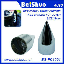 Chrome ABS Plastic Spike Nut Cover for Truck